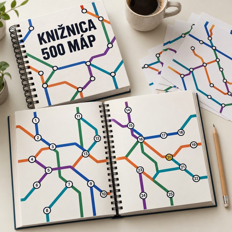 Knižnica 500 máp