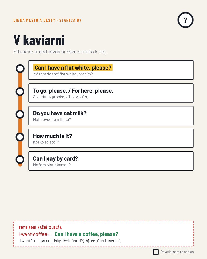 V kaviarni